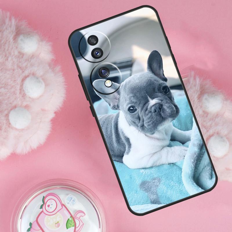 Pug Dog French Bulldog Case For Honor Magic 6 5 7 Lite Honor 200 Pro 50 70 90 Lite X9b X9a X8b X8a X8 X9 X9c Cover