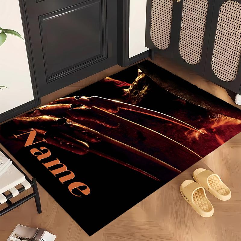 Freddy Krueger (1) Personalized Name Office Carpet Stylish Decor for Living Room Bedroom Kitchen