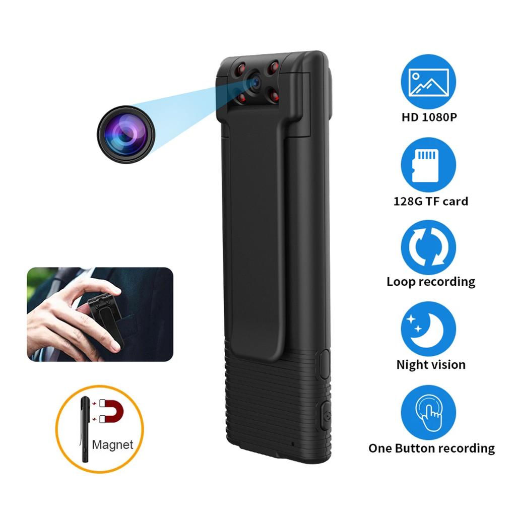 B21 Mini Camera HD1080P Portable Digital Video Recorder Body Camera Night for Vision Recorder Miniature Magnet Camcorder