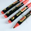 Large Capacity 10-Pack Single Round-tip Marker Pens for Line Marking and Journals