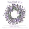 Nordic Style Simple Door Decoration Wreath Eucalyptus Fake Flower Simulation Wreath Holiday Party Special Decoration