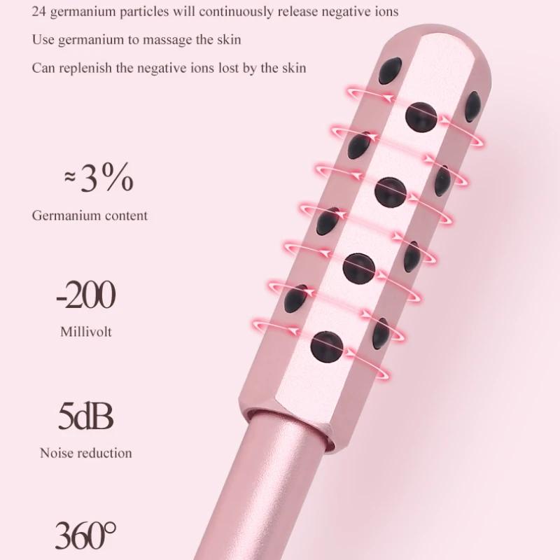 Germanium Beauty Bar Gesichtsmassageroller Facelifting Massage Gesichtsstab Hautpflege Schönheitswerkzeuge Anti-Falten Hautpflege Schönheit