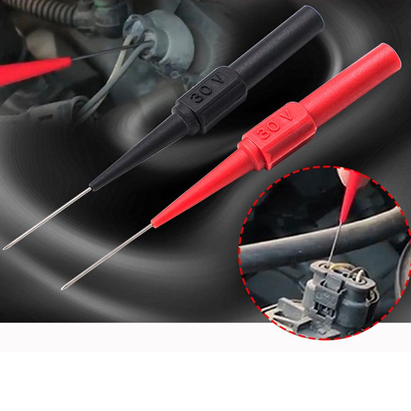 Diagnostic Tools Multimeter Test Lead Extention Back Piercing Needle Tip Probes