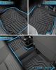 Cartist 3D Floor Mats for Jimny Nomad JC74 Manual JIMNY NOMADE JC74W Wagon 2025 Present and TPE Custom Easy Protective Car Set for and Second Row