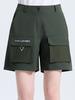 CHALLENGER Women'S Cargo Big Pocket Half Pants Khaki