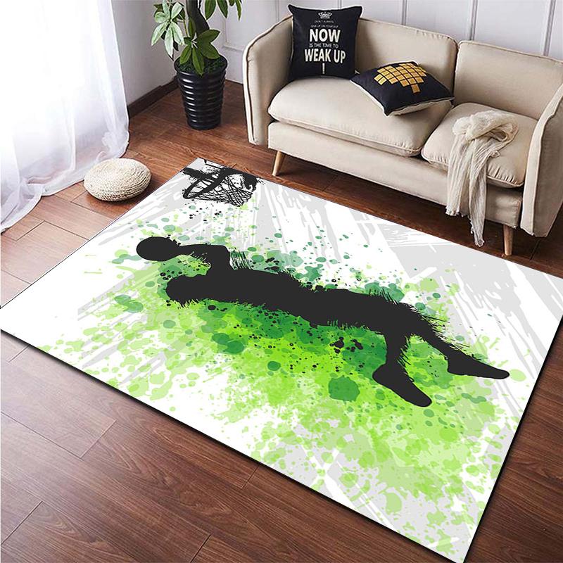 Basketball HD Printed Area Large Rug ,Carpet for Living Room Bedroom Sofa Decoration Non-slip Floor Mats Dropshipping Alfombras