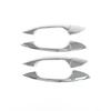 Car Door Pull Handle Panel Cover Carbon Pattern For Mercedes Benz C E GLK ML CLA Class W166 W117 X204 W204 Exterior Accessories