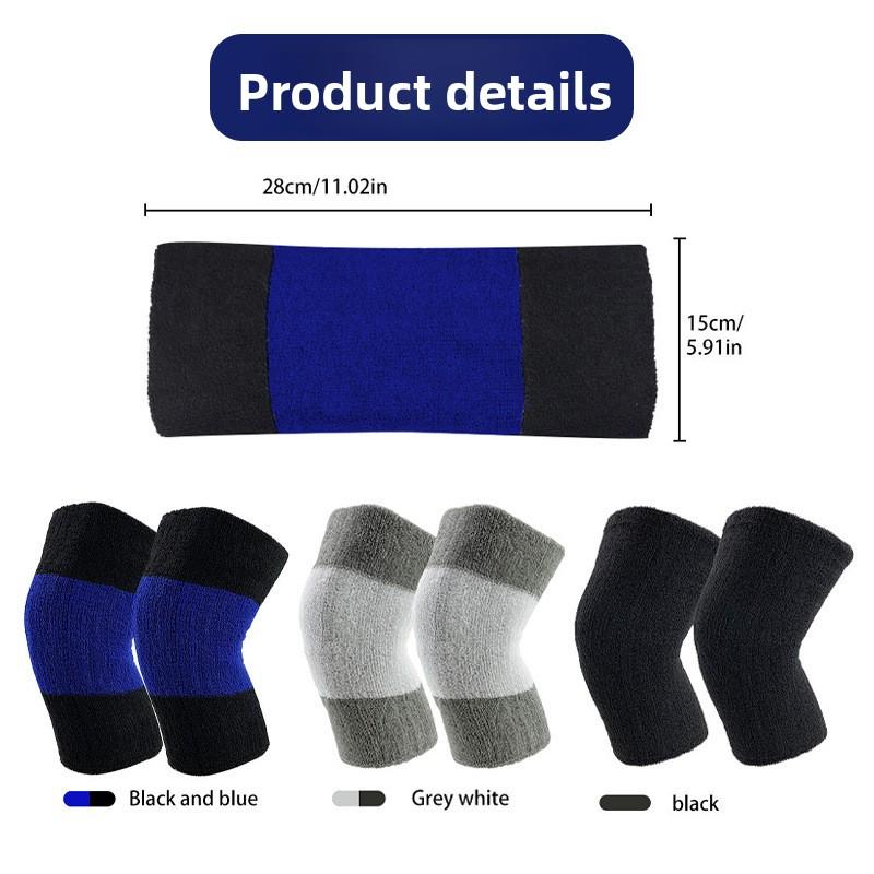 Sports Knee Pads Pure Cotton Thickened Pressurized Cold Protection Knee Pads for The Elderly Go Out Knee Joint Protection Leg Pads