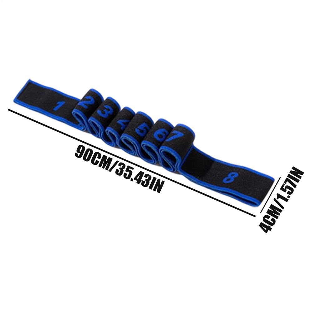 Elastyczny pasek do rozciągania jogi Przenośny antypoślizgowy uchwyt Pasek do rozciągania do baletu Nogi Ciało Pasek do rozciągania do jogi Taniec Pilates