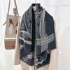 Fashion new square scarf women's clothing with scarf niche retro 130 beard removal shawl
