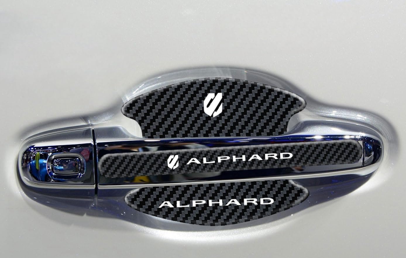 

Alphard Door Handle Protector, Alphard Car Door Handle Scratch Protection Film, Newest Carbon Style, Alphard