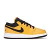 Air 1 Low GS University Gold Black Kids joggesko Hvit 553560-700