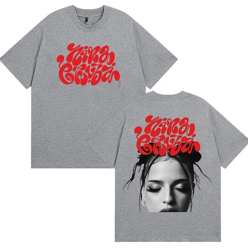 Nina Chuba Album Tour 2026 Druck T-Shirt Herren Damen Hip Hop Kleidung Kurzarm T-Shirts Retro Mode Übergroßes Baumwoll-T-Shirt