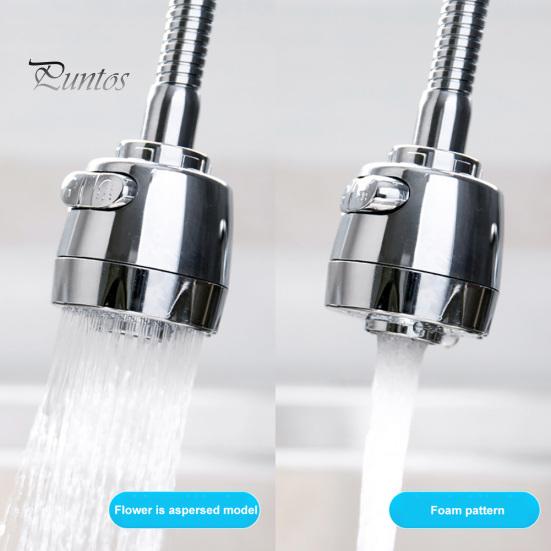 360 Degree Flexible Nozzle Spout Water Saving Kitchen Sink Tap Faucet Extender