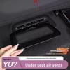Scratch-Resistant Stainless Steel Under-Seat Air Vent Cover for Xiaomi YU7