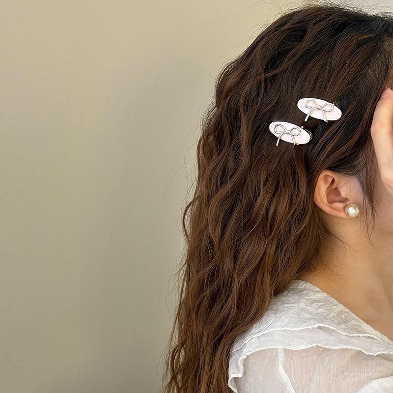 Mini Korean Hair Accessories Bows Clips for Girls Women Pin Butterfly Crab Vintage Trendy Leading Fashion Cute Kawaii Sweets New