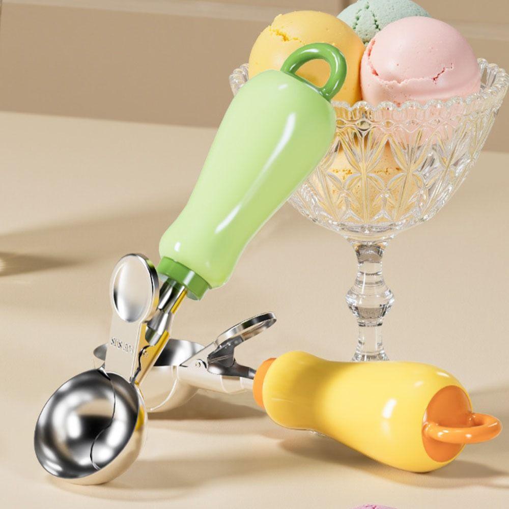 Stainless Steel Fruit Ball Spoon Non-Stick Fruit Scoop Ice Cream Digger Kitchen Gadgets