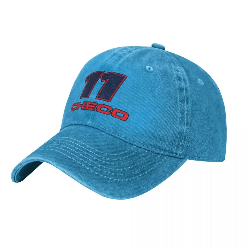 Petten Sergio Checo Perez Formule Mode Baseball Met Klep Unisex Pet Dames Zwart