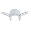 3Pcs ABS Shower Rod Hook Silver Shower Rod Clamp Hook Bathroom Hook  Bathroom Kitchen Shower