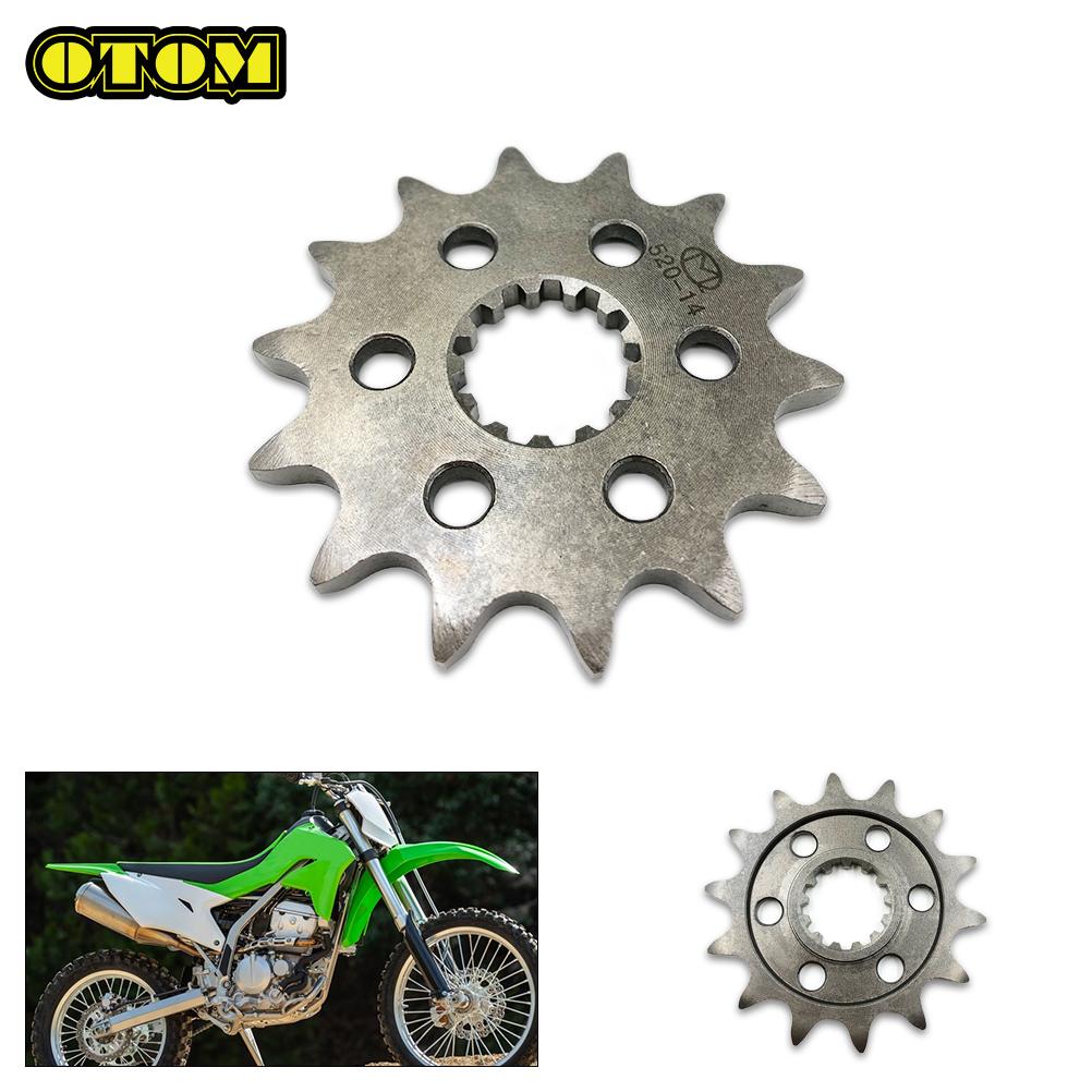 Motorcycle For KAWASAKI LONCIN VOGE Front Sprocket 520 Chain 14 Teeth KLX250 KLX300 YF300 LX300GS-B 300R 300GY 300DS Accessories