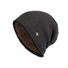 Cappello Caldo Invernale da Uomo Cappelli Casual Lavorati a Maglia per Adulti da Uomo Cappellino Monocolore da Esterno di Marca
