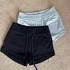 2025 Women's High Waist Butt Lifting Casual Shorts with Drawstring Elastic Waist