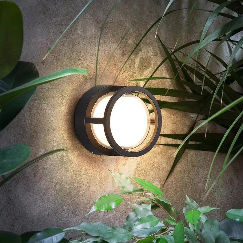 Hot Sale Good Quality Black Bedroom Bedside Wall Lamp Living Room Outdoor Waterproof LED Acrylic Ceiling Column Light