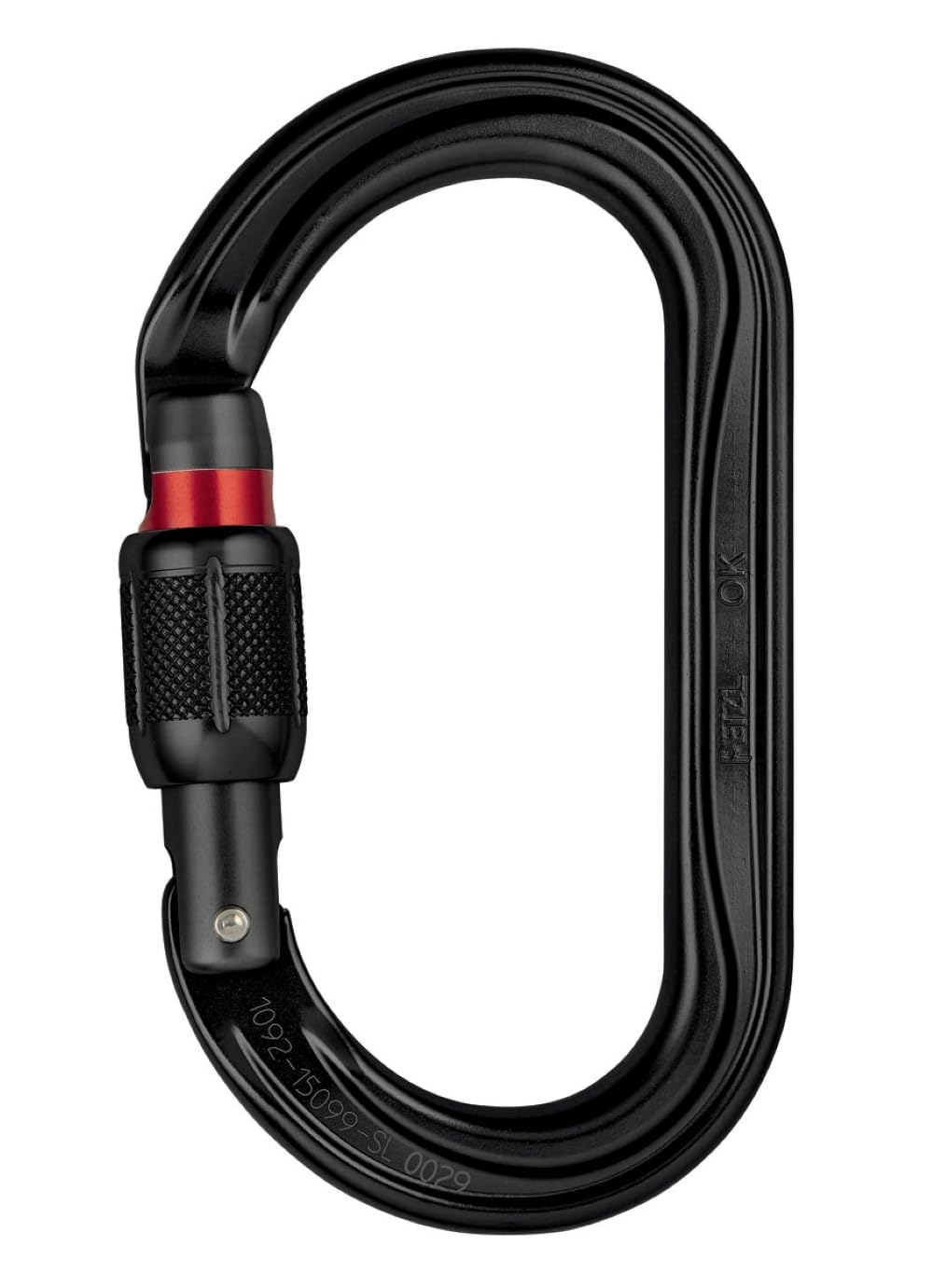 

PETZL OK Screw Lock Carabiner, Black, M33A-SLN [Used] чёрный