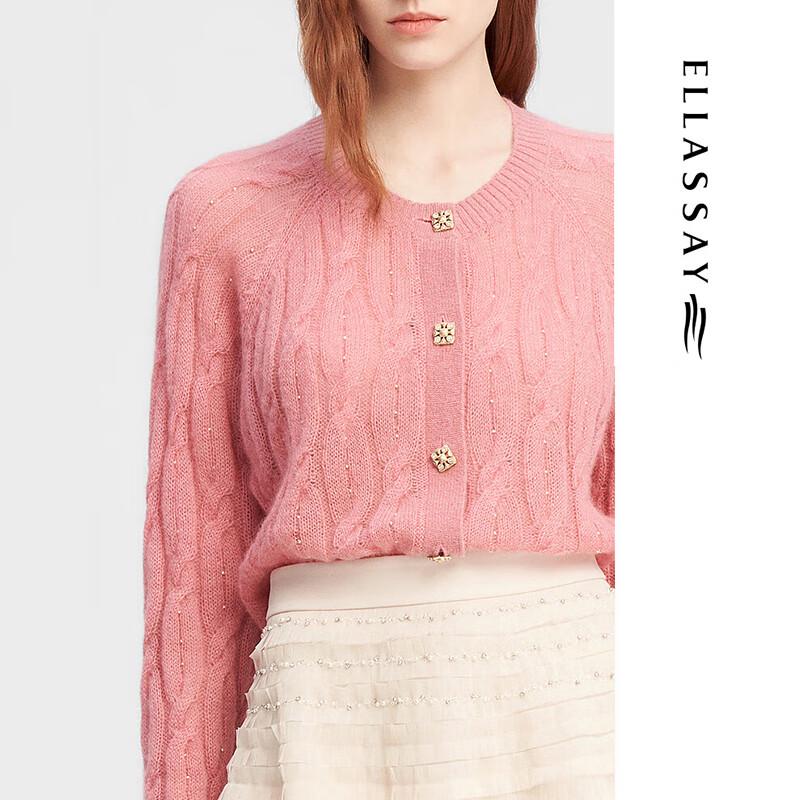 ELLASSAY Women's Mohair Blend Knit Sweater