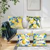4Pcs Spring Summer Lemon Cushion Covers Single-sided Printed 45CM Throw Pillow Case Cover Sofa Cushion Home Room Decor