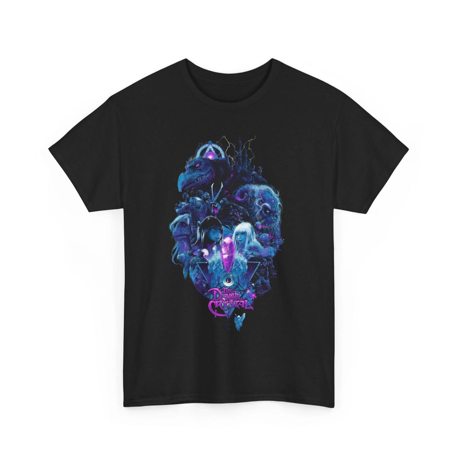 Dark Crystal Jim Henson 100% Cotton T-shirt Mens Tees Top Unisex Heavy Cotton Tee S