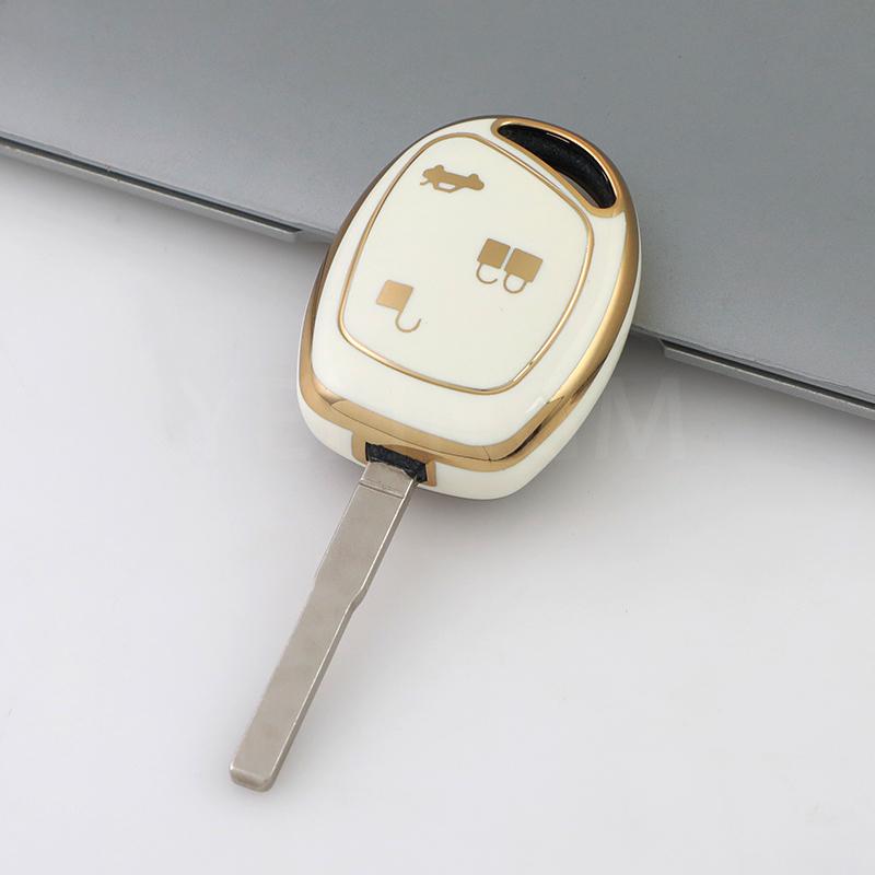 Auto Fob for Ford Mondeo Focus Fusion Fiesta Galaxy Transit 2008 2006 2007 Tpu 3 Bottons Car Key Case Cover Shell Accessories