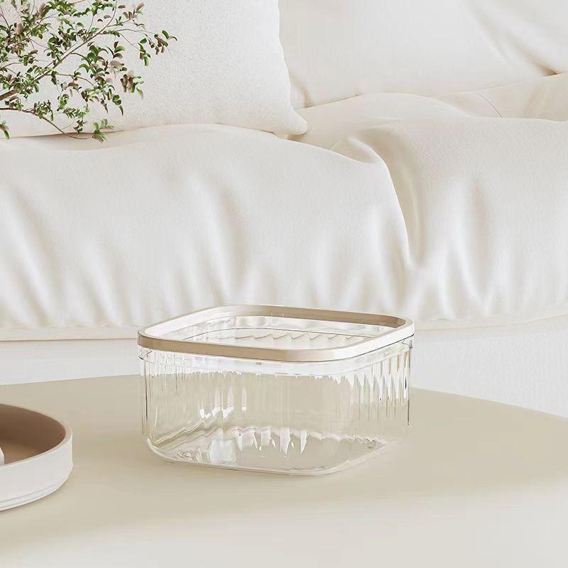 

Mini Desktop Trash Can Home Desk Small Wastebasket Press-and-flap Miscellaneous Storage and Cleaning Cylinder [Small ]Press ring style білий