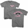 The B-52's Deadbeat Club Graphite Heather Adult T-Shirt Mens Womens Tees Top
