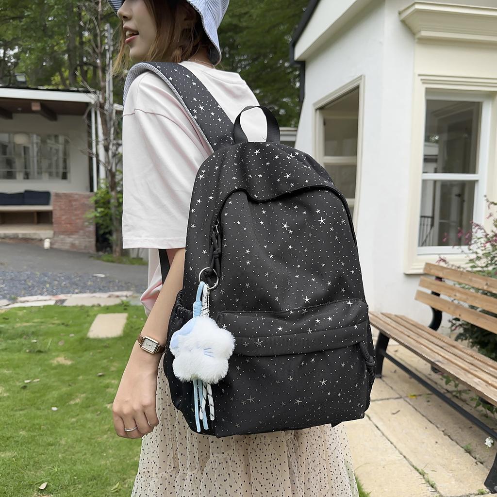 Schoolbag Casual Gypsy backpack for men and women Large capacity Japanese small fresh schoolbag for women New simple and fashionable junior high