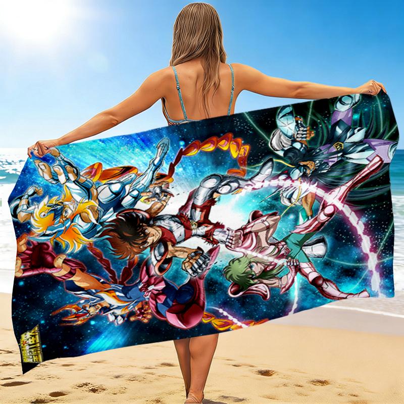 1Pc Heroes Galaxy Beach Towel Quick Dry Multiuse For Beach Pool Gym Yoga Home Travel Christmas Halloween Xmas Gift L1304