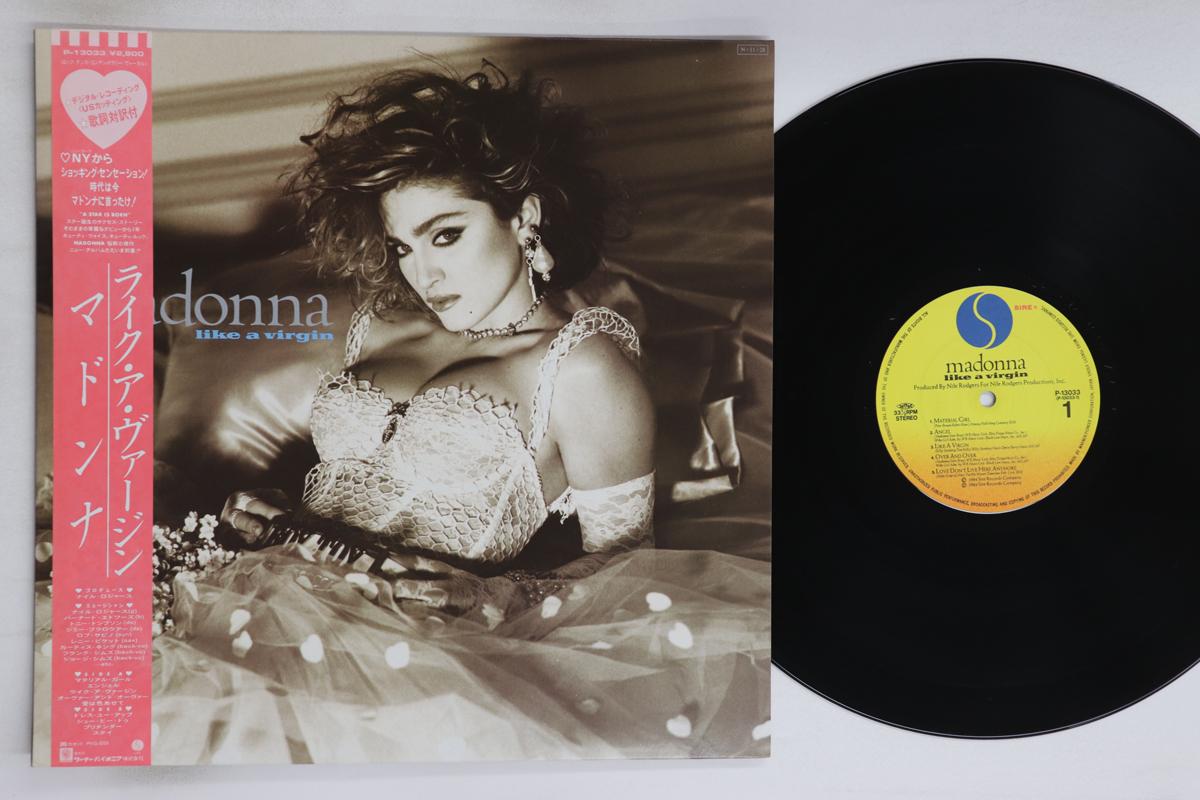 

LP Пластинка MADONNA - Like A Virgin P13033 SIRE 1984 Япония Оби Поп Б/У