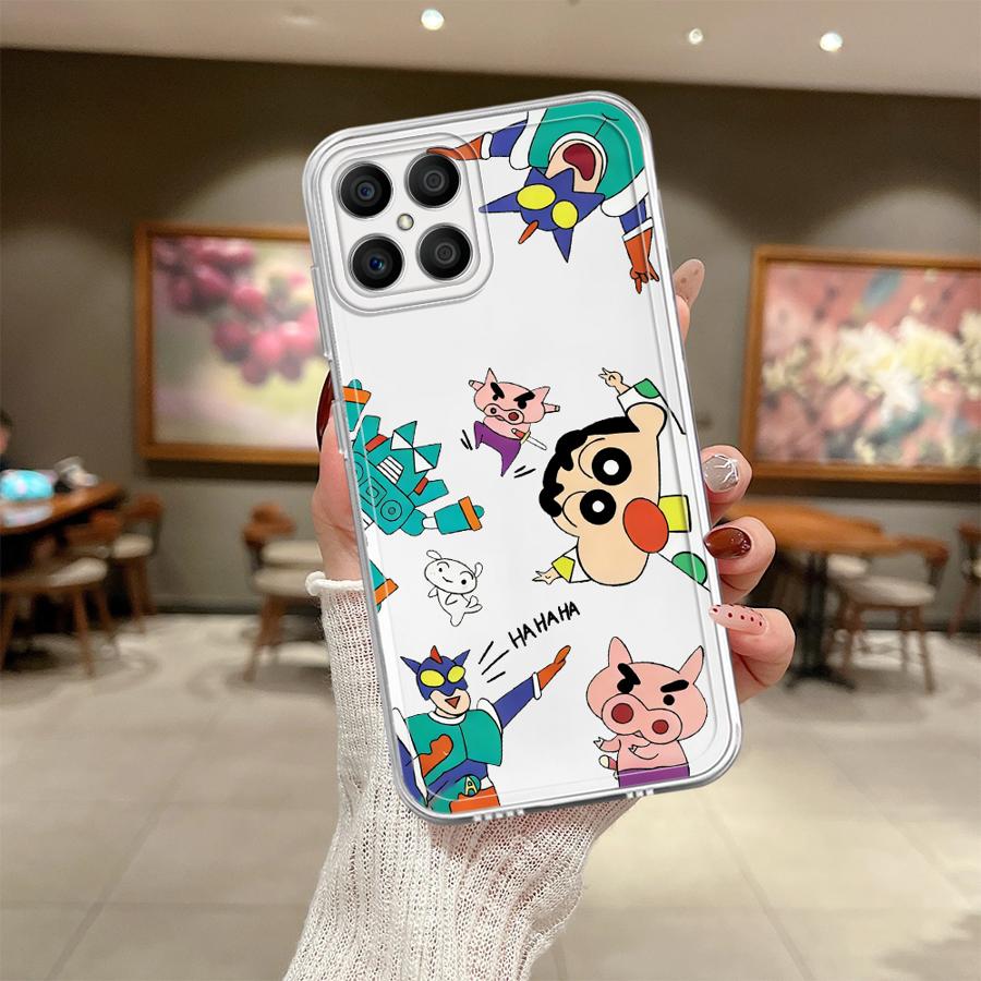 Soft Phone Cover Case for Honor X8b X7b 90 Lite X9b X8 X8a X9a Cartoon Crayons Shinchan