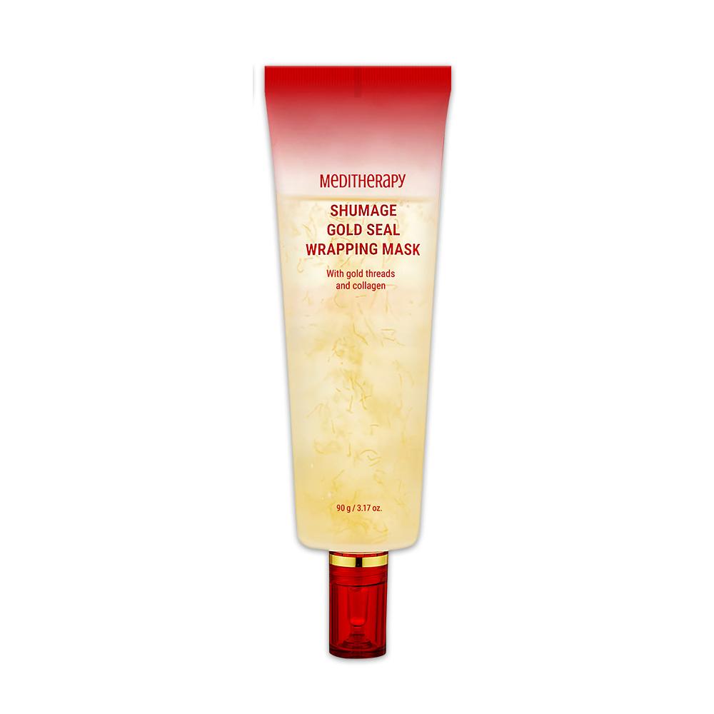MediTherapy Collagen Lifting Schumagic Goldseal Wrapping Mask (90g) – Elasticity-Boosting Peel-Off Face Mask, Korean