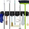 Versatile Magic Mop Rack Broom Rack Mop Clip Hanging Hook Bathroom Hook Broom Storage Rack Multiple Colors And Multiple Hooks