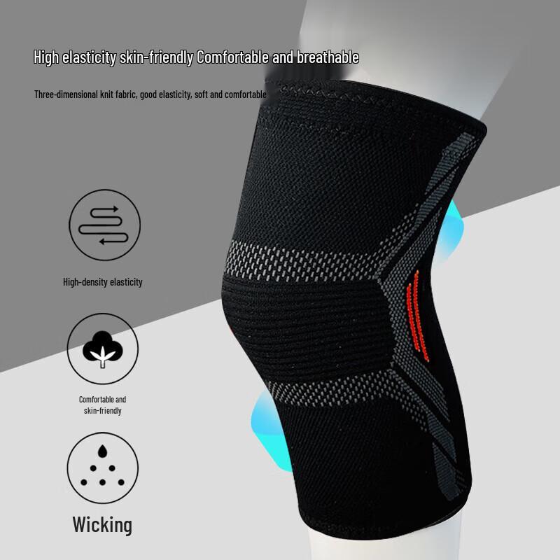 Xixun Knitted Nylon Compression Knee Support Pair