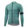 Wosawe Men's Cycling Gradient Printing Long Sleeve Mountain Bike Cycling Wear Outdoor Sports Quick Dry Breathable Cycling Wear Tops