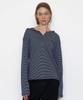 Breeze Stripe Hoodie [Navy]