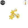 Heart Shape Little Monster Titanium Stud Earrings for Women with Diamond Details - Exquisite and Versatile Style