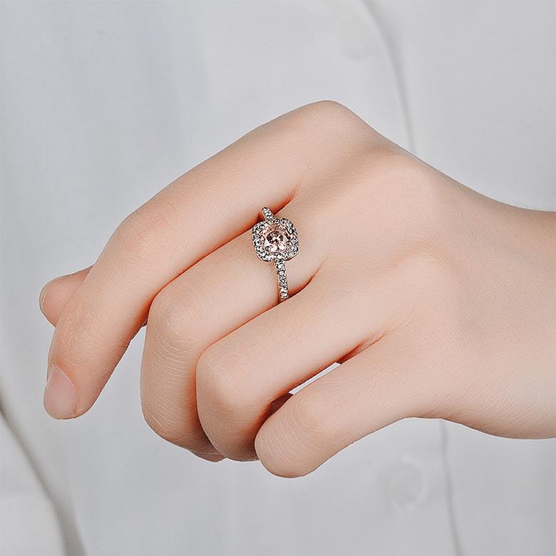 Zhenrong European American Fashion Engagement Rings for Women - Eight Hearts Eight Arrows Cubic Zirconia Jewelry.