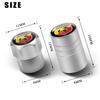4Pcs 3D Styling Car Wheel Tire Valve Caps Stem Cap Accessories For Fiat Abarth 500 Punto Doblo Stilo Bravo Panda Ducato Pondo