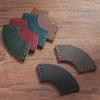 Fan Shaped Bookmarks Simple Book Markers PU Leather Page Markers Creative Bookmarks for Book Lovers