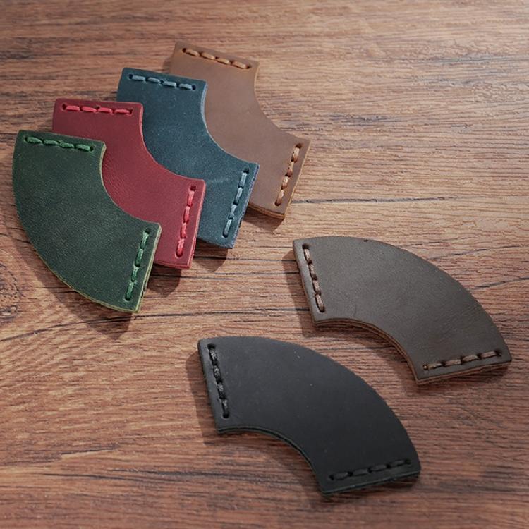 Fan Shaped Bookmarks Simple Book Markers PU Leather Page Markers Creative Bookmarks for Book Lovers