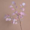 Multicolor Artificial Eucalyptus Stems Bridal Bouquet Photography Prop Simulation Money Leaf Branches Plastic Landscape Making