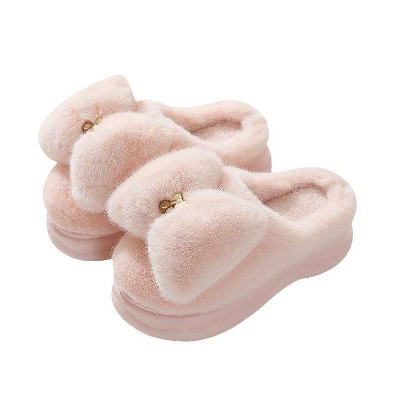 Vinter Plysch Bomull Tofflor Dam Varma Tofflor